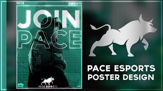 PACE ESPORTS Poster Design (Ibis Paint X)