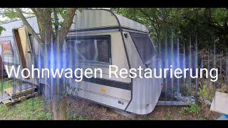 Wohnwagen Sanierung / Restaurierung, Hobby Prestige Teil 1