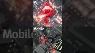 spider man miles Morales pc vs Mobile #spiderfighter3 #spiderman #androidgameplay #gaming #games