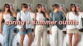 SPRING + SUMMER OUTFIT IDEAS | casual & trendy everyday outfits (summer lookbook 2023)