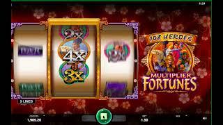  Epic Wins Await! Play 108 Heroes Multiplier Fortunes  Spin & Multiply Your Fortunes!