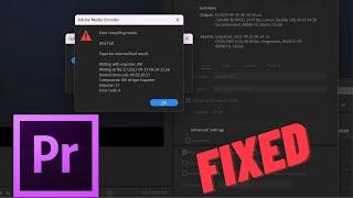 {FIXED} Error Compiling movie. Disk Full. Exported Return Bad Result