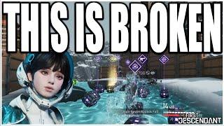 THE MOST BROKEN FARM IN THE FIRST DESCENDANT & YOU SHOULD BE DOING IT! (Easy Valby Build Breakdown)