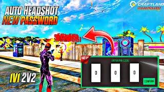 PASSWORD CHANGED ️1V1-2V2 Headshot craftland map code New Pass |craftland map by HN SHRI#craftland