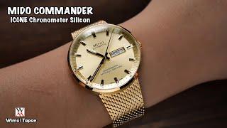 ชอบสีทองต้องเรือนนี้! Mido Commander ICÔNE Chronometer Silicon - Wimol Tapae