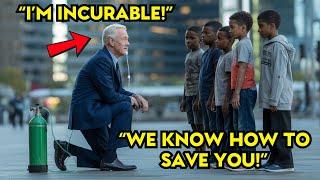 They laughed when a millionaire with only three months to live adopted five boys from the streets