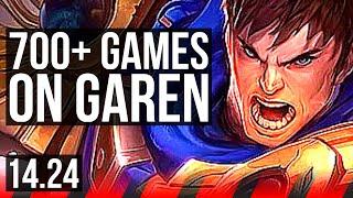 GAREN vs CAMILLE (TOP) | 6/0/1, 6 solo kills, 700+ games, Dominating | NA Master | 14.24