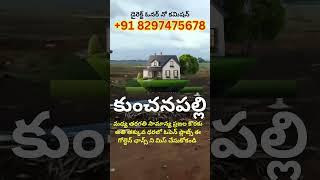 CRDA Approved Land for Sale in Kunchanapalli || Amaravati Ventures || Call  +91 8297475678