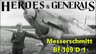 HEROES & GENERALS ! MESSERSCHMITT BF 109D-1 MEU 1º AVIÃO DE CAÇA ALEMÃO EM COMBATE [HD] [60] FPS