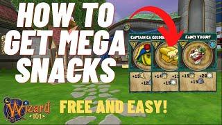 Wizard101| Top 5 BEST Ways to Get Mega Snacks