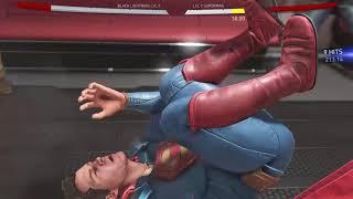 Injustice 2 Black Lightning vs Super Man