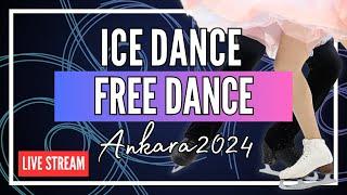 Junior Ice Dance Free Dance | Ankara 2024 | #JGPFigure