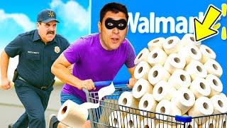 I Stole EVERY Toilet Paper Roll on Earth!