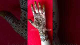 Stylish fronthand mehndi design | easy mehandi #shorts #short #mehndi #mehandi #mehndidesign