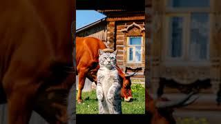 Трое из Простоквашино #нейросеть #cat #нейросетьзахватитмир #music ыю#music #funny #top