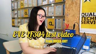 Premium HSEV Class A EVE 304Ah Battery  Introduction & Capacity Test by Docan Amy