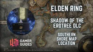 Southern Shore Map Location - Shadow of the Erdtree DLC - Elden Ring #eldenring #shadowoftheerdtree