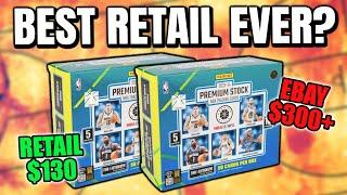 BEST RETAIL BOX EVER?  | 2023-24 Panini Hoops Premium Stock Premium Box