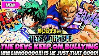 *THE DEVS JUST WON'T STOP LMAOOOOO!* HE KEEPS GETTING NERFED! STILL GOOD OR? (My Hero Ultra Rumble