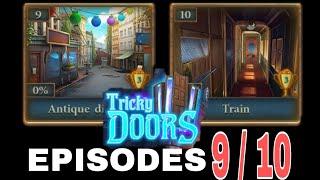 Tricky Doors - Levels 9 , 10 Antique District / Train Walkthrough with explanation Прохождения