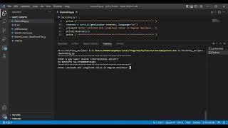 Geocoding & reverse Geocoding using Python