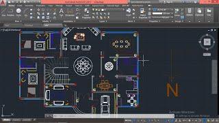 VILLA DESIGNING WITH AUTOCAD *PART 1 *