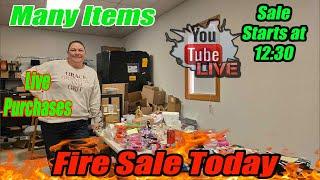 Live Fire Sale! Clothing, home decor, Christmas Gifts and much more!