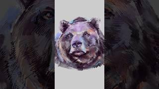 Digital Art: Creating a Bear Drawing on iPad with Procreate