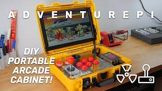 AdventurePi: The Ultimate DIY Raspberry Pi Portable Arcade Cabinet!