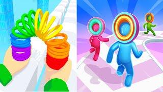 Toy Spring 3D VS Layer Man - All Levels SpeedRun Gameplay Android iOS Ep1