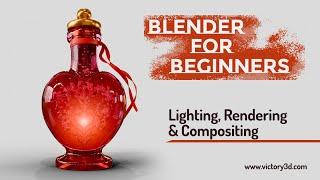 Beginner Blender 4.2 Tutorial - Part 9: Lighting, Rendering and Compositing