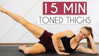 15 min DANCER THIGH SCULPT Workout (Toned Glutes, Inner & Outer Thighs No Equipment)