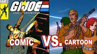 GI Joe Cartoon Vs Comic | What is CANON?