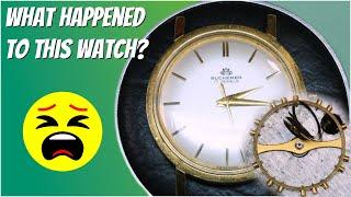 What happened to the hairspring in this watch? 
