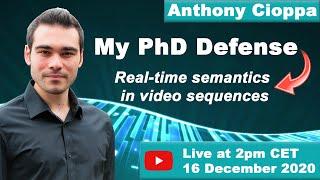 My PhD Defense - Live