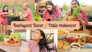 Decorated My Backyard I Patio Makeover | Party Menu + New Patio Furniture