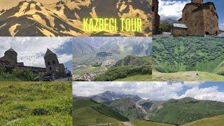 Mount Kazbegi|Georgia's most picturesque destination|Galveti waterfall & Gergeti Trinity Church