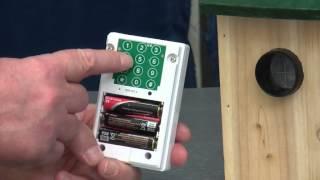 Battery Powered GSM PIR Alarm inside a Bird-box