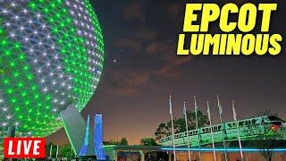  LIVE: EPCOT Saturday for rides and Luminous story time at Walt Disney World 3/22/2025