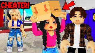 GIRL WON'T SHOW FACE AT SCHOOL in ROBLOX BROOKHAVEN!