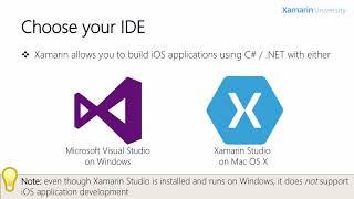 IOS101 - Introduction to Xamarin.iOS