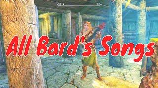 All bard songs. Skyrim Special Edition