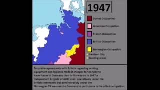 The Norwegian Occupation zones in Germany