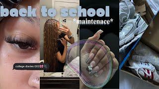 College Diaries 003:*Maintenance Edition* hair, nails, lashes, recent pickups etc