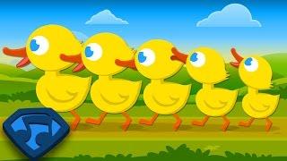 Five Little Ducks | Children Songs and Nursery Rhymes | Kids Super Songs