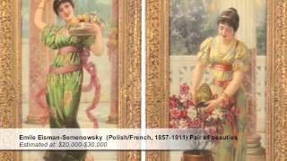Cottone Auctions to Sell Emile Eisman-Semenowsky Paintings