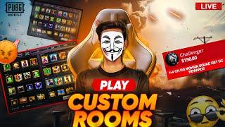 Live Custom Rooms Giveaways Cash UC Challenge  Rooms | Pubg Mobile | DG MOHSIN |