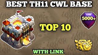 Best Th11 Cwl Base Link | Th11 War Base | Base Th11 Terkuat | Th11 Trophy/Farming Base