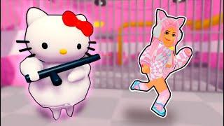 ПОБЕГ ИЗ ТЮРЬМЫ ХЕЛЛОУ КИТТИ ! HELLO KITTY BARRY'S PRISON RUN!