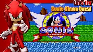 Let's Try Sonic Chaos Quest with Mighty